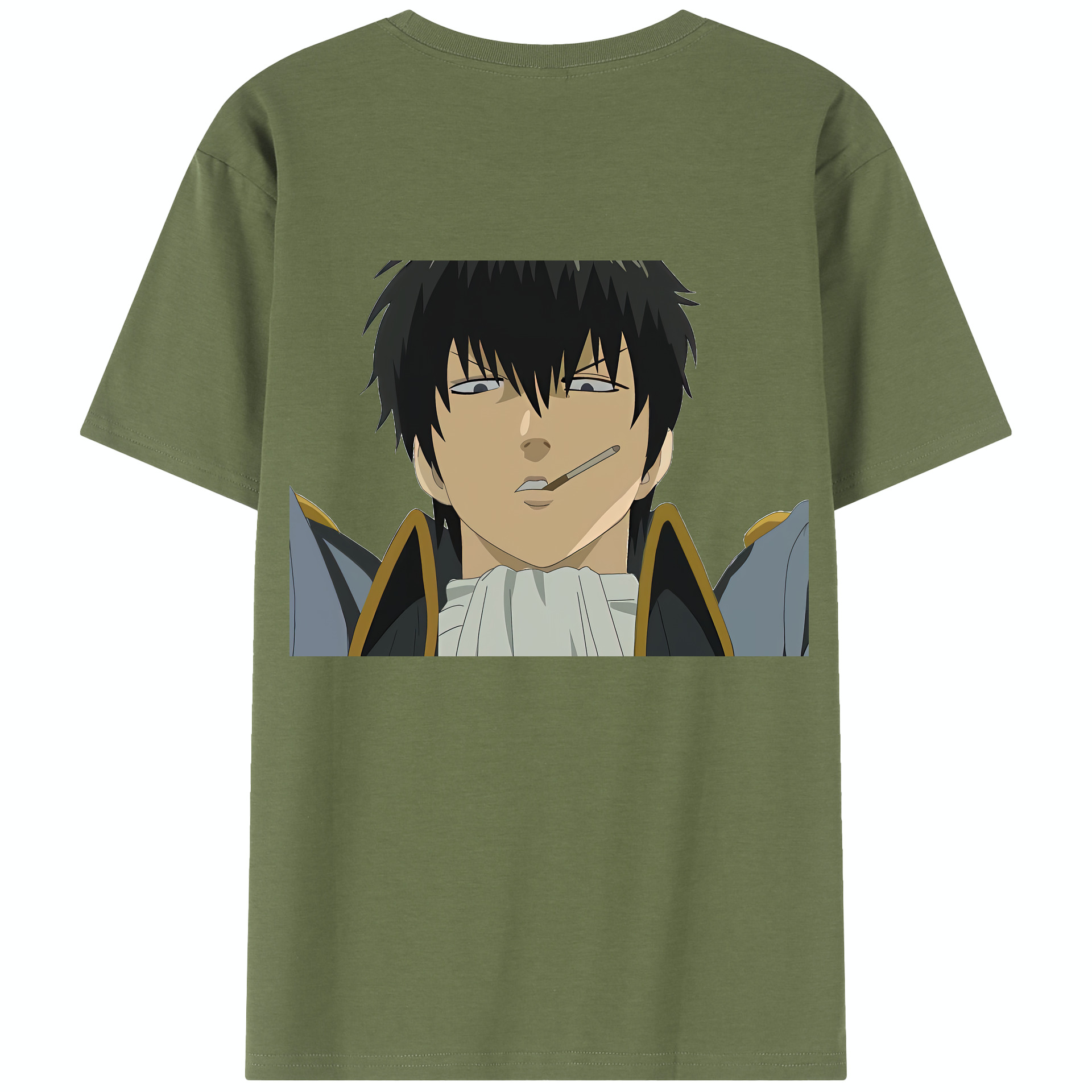 （画像用） ぎんたま 坂田銀時（さかたぎんとき） 神楽 志村新八（しむら しんぱち） GINTAMA Sakata Gintoki Kagura Shimura Shinpachi 綿100％半袖Tシャツ（背面プリント）